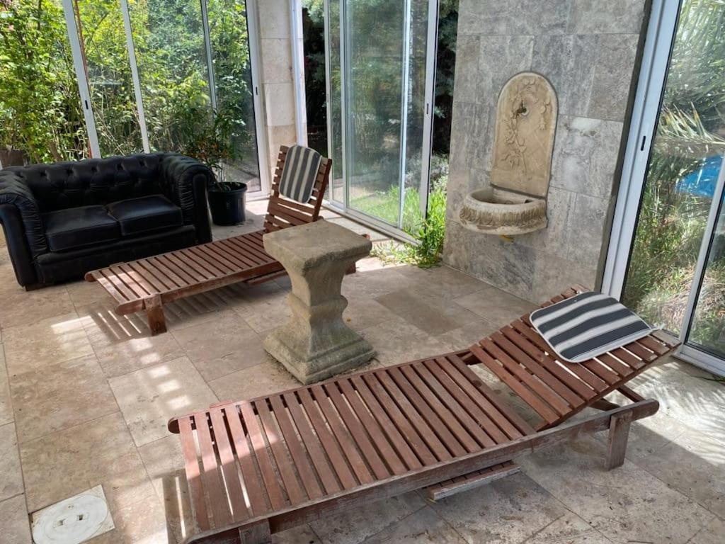 Chambre Chez L'Habitant Avec Piscine Marselha Exterior foto